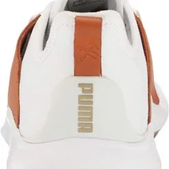 Cobra Golf Puma Ignite Fasten8 Crafted Laced Golf Shoes -CLUBS Sales Store PumaFasten8Crafted WhiteLeatherBrown2
