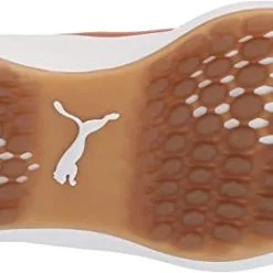 Cobra Golf Puma Ignite Fasten8 Crafted Laced Golf Shoes -CLUBS Sales Store PumaFasten8Crafted WhiteLeatherBrown3