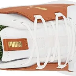 Cobra Golf Puma Ignite Fasten8 Crafted Laced Golf Shoes -CLUBS Sales Store PumaFasten8Crafted WhiteLeatherBrown4