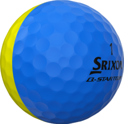 Cleveland Golf Srixon Q-Star Tour Divide Golf Balls - Dozen -CLUBS Sales Store Q StarDivideBlueYellowBall