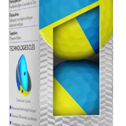 Cleveland Golf Srixon Q-Star Tour Divide Golf Balls - Dozen -CLUBS Sales Store Q StarDivideBlueYellowSleeve