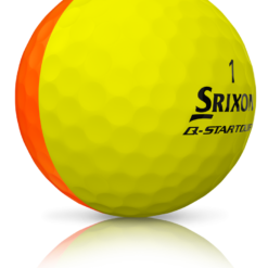 Cleveland Golf Srixon Q-Star Tour Divide Golf Balls - Dozen -CLUBS Sales Store Q StarDivideOrangeYellowBall2