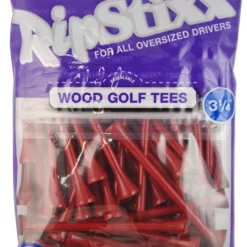 CaddiesShack RIPStixx Golf Tees - 3.25" -CLUBS Sales Store RIPStixx3.25 Red