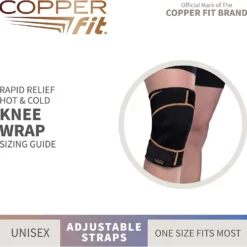 Proactive Copper Fit Rapid Relief Knee Wrap -CLUBS Sales Store RapidReliefKnee 3