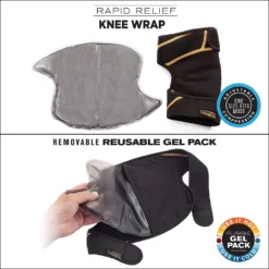 Proactive Copper Fit Rapid Relief Knee Wrap -CLUBS Sales Store RapidReliefKnee 4