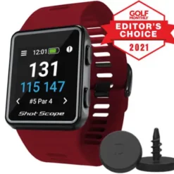 Shot Scope Golf V3 GPS Performance Tracking Watch -CLUBS Sales Store Red V3 Product 480x441 Desktop award 05bda988 50a0 44df 9658 be440ab8f835