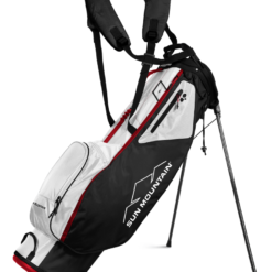 Sun Mountain Golf 2022 UltraLight 2.5+ 4-Way Stand Carry Bag -CLUBS Sales Store SM25Black White Red