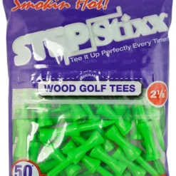 CaddiesShack STEPStixx Golf Tees - 2.125" -CLUBS Sales Store STEPStixx 2.125 Green