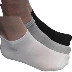 GE Wholesale Slazenger Men's Performance Low Cut Socks 10 Pack -CLUBS Sales Store SlazengerLowCutSocks WhiteBlackGray0