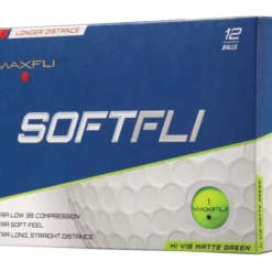 Golf Works Maxfli SoftFli Matte Finsih Golf Balls -CLUBS Sales Store SoftFli Matte Green Box