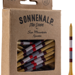 Sun Mountain Sonnenalp Mid-Stripe Golf Tees -CLUBS Sales Store Sonnenalp TeesBrick