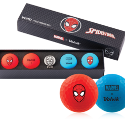 Volvik Marvel Limited Edition Marvel Golf Ball Gift Packs -CLUBS Sales Store Spider Man Box