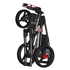 TGIB Spin It Golf Easy Drive 3-Wheel Push Cart -CLUBS Sales Store SpinitEasyFold Folded
