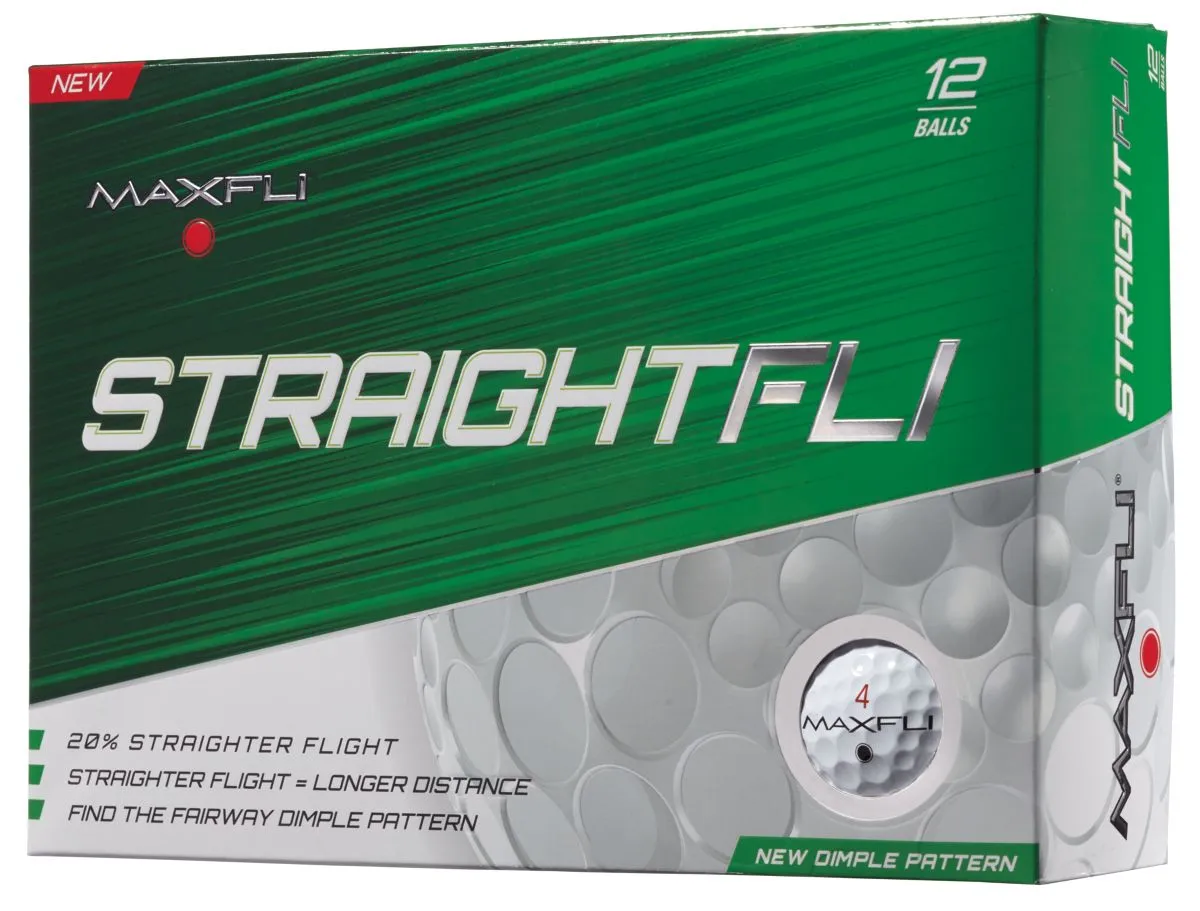 Golf Works Maxfli StraightFli Golf Balls 1 Golf Works Maxfli StraightFli Golf Balls