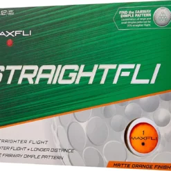 Golf Works Maxfli StraightFli Golf Balls 14 Golf Works Maxfli StraightFli Golf Balls -CLUBS Sales Store StraightFli Matte Orange