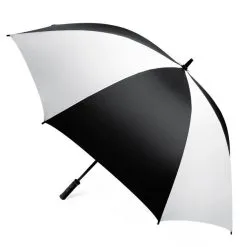 Hireko 62 Inch Deluxe Golf Umbrella Black/White