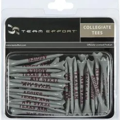 WinCraft Team Effort Collegiate Golf Tees 40 Pack -CLUBS Sales Store Texas A M Aggies Tees