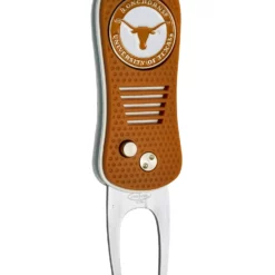 Team Golf Retractable Switchblade Switchfix Divot Tool Ball Marker - NCAA -CLUBS Sales Store Texas Longhorns Switchfix 44448 151