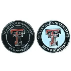J&M NCAA Double Sided Collegiate Golf Ball Marker Coins -CLUBS Sales Store Texas Tech