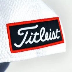 Hireko Titleist Golf Tour Elite Fitted Hat - White/Red -CLUBS Sales Store TitleistTourEliteFittedCapWhiteRed 3