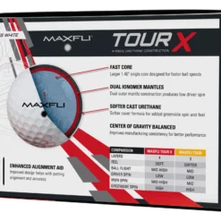 Golf Works Maxfli Tour X Total Performance Urethane Golf Balls -CLUBS Sales Store TourXWhiteGloss3 6c8c994b 4163 46eb b3e7 e082809ebddc