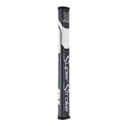 Hireko SuperStroke Traxion Flatso Putter Grips -CLUBS Sales Store TraxionFlatsoGrayWhite