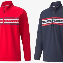 Cobra Golf Puma Men's Volition Independence 1/4 Zip Golf Jacket