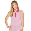 CaddiesShack Nike Golf Womens Victory Stripe Sleeveless Polo Shirt