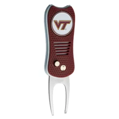 Team Golf Retractable Switchblade Switchfix Divot Tool Ball Marker - NCAA -CLUBS Sales Store VirginiaTech