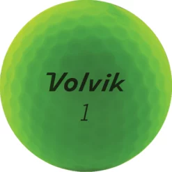 Volvik Vivid Matte Finish Golf Balls - Dozen -CLUBS Sales Store Vivid Green