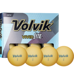 Volvik Vivid Lite Matte Finish Golf Balls - Sale! -CLUBS Sales Store Vivid Lite Orange