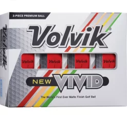 Volvik Vivid Matte Finish Golf Balls - Dozen -CLUBS Sales Store Vivid R