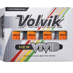 Volvik Vivid Matte Finish Golf Balls - Dozen -CLUBS Sales Store Vivid SO