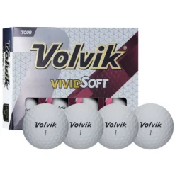 Volvik Vivid Soft Matte Urethane Golf Balls -CLUBS Sales Store Vivid Soft White