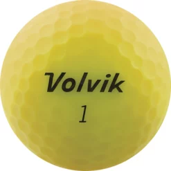 Volvik Vivid Matte Finish Golf Balls - Dozen -CLUBS Sales Store Vivid Yellow