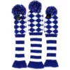 HNM Golf Volf Golf Knit Blue White Diamond Headcover Set