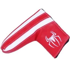 HNM Golf Volf Golf Red Synthetic Leather Spider Putter Cover