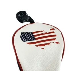HNM Golf Volf Golf Red White Blue Leather USA Headcovers -CLUBS Sales Store VolfGolfHeadcovers USAFairway0