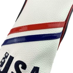 HNM Golf Volf Golf Red White Blue Leather USA Headcovers -CLUBS Sales Store VolfGolfHeadcovers USAFairway1