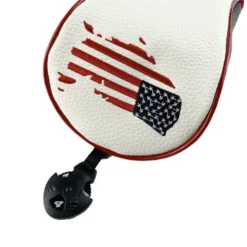HNM Golf Volf Golf Red White Blue Leather USA Headcovers -CLUBS Sales Store VolfGolfHeadcovers USAFairway2
