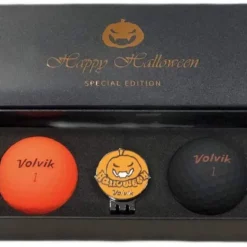 CaddiesShack Volvik Vivid Happy Halloween Special Edition Golf Ball & Ball Marker Set