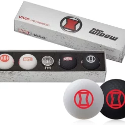 Volvik Marvel Limited Edition Marvel Golf Ball Gift Packs -CLUBS Sales Store Volvik Vivid Marvel Black Widow Gift Pack