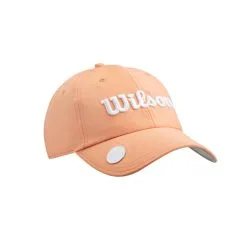 Wilson Staff Ladies Pro Tour Golf Hat -CLUBS Sales Store WGH70001P 4 WS PRO TOUR HAT Peach WH.png.cq5dam.web .1200.1200