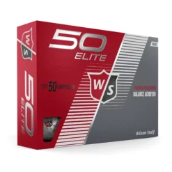 Wilson Staff 50 Elite Golf Balls 26 Wilson Staff 50 Elite Golf Balls -CLUBS Sales Store WGWP17900 2019 50 Elite White Right Hero