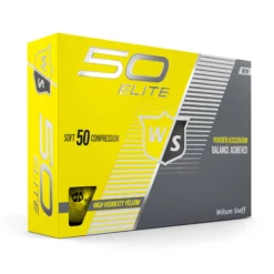 Wilson Staff 50 Elite Golf Balls 28 Wilson Staff 50 Elite Golf Balls -CLUBS Sales Store WGWP17910 2019 50 Elite Yellow Right Hero