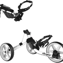 Proactive Clicgear Golf 3-Wheel Push Cart Model 4.0 -CLUBS Sales Store White 0