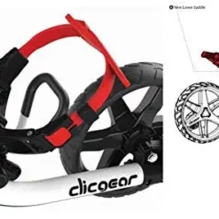 Proactive Clicgear Golf 3-Wheel Push Cart Model 4.0 -CLUBS Sales Store White 8