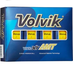Volvik 2020 Vivid XT AMT Matte Finished Golf Balls -CLUBS Sales Store XT AMT Yellow