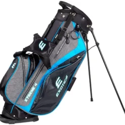 Tour Edge Exotics Xtreme 4 Stand Bags -CLUBS Sales Store Xtreme 4 Carry Bag Gray Scratch Plaid Blue