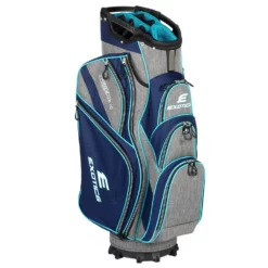 Tour Edge Exotics Xtreme 4 Cart Bags -CLUBS Sales Store Xtreme 4 Cart Bag Navy Scratch Plaid Teal